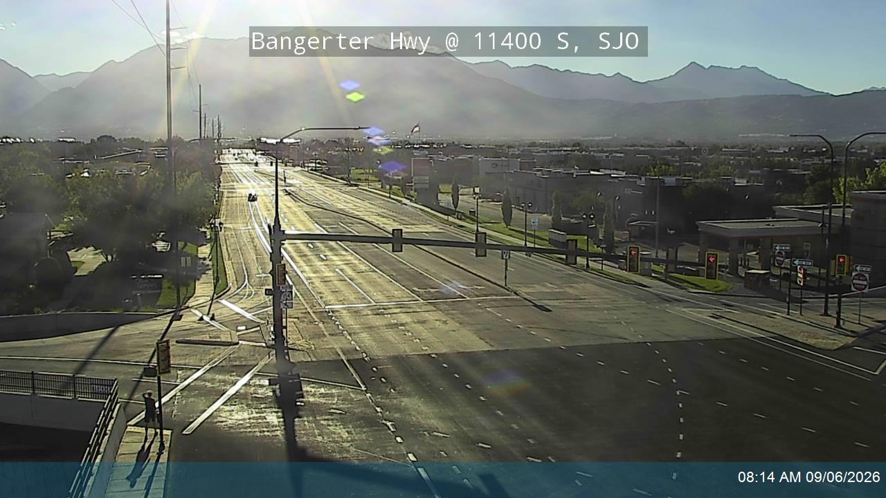 Bangerter Hwy / SR-154 @ 11400 S / SR-175, SJO live camera view