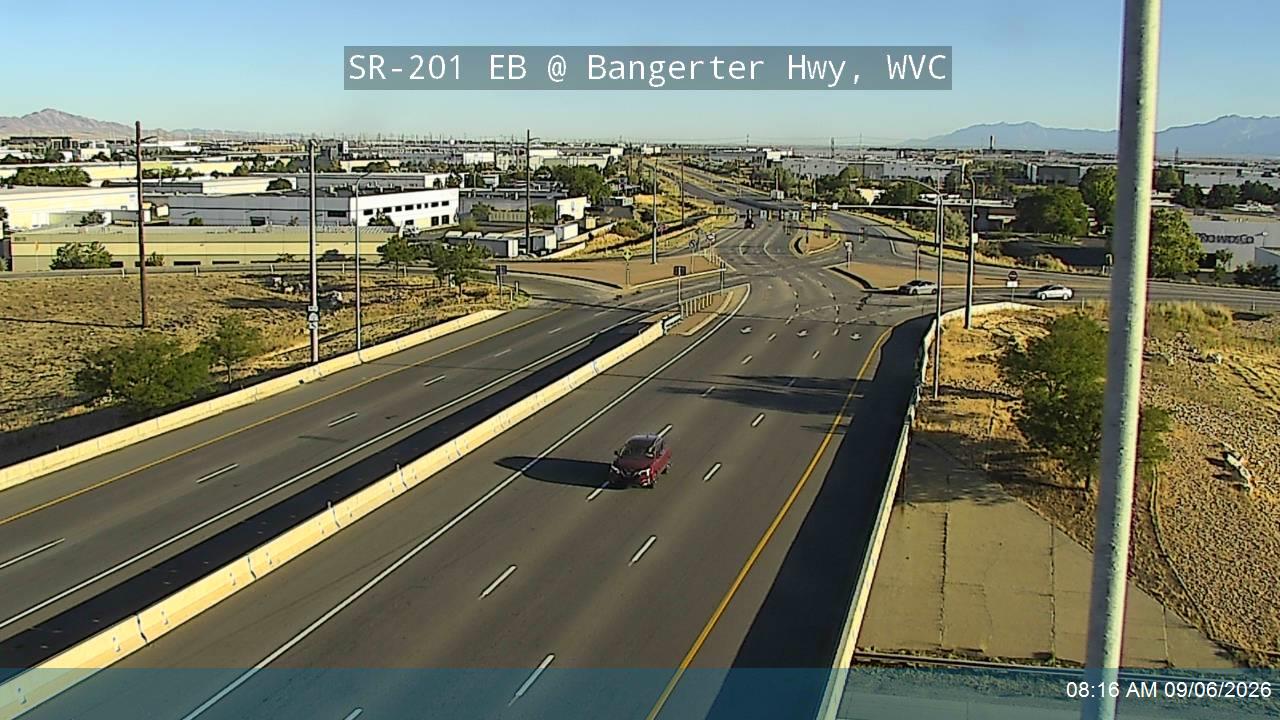 SR-201 EB @ Bangerter Hwy / SR-154 / MP 12.82, WVC live camera view