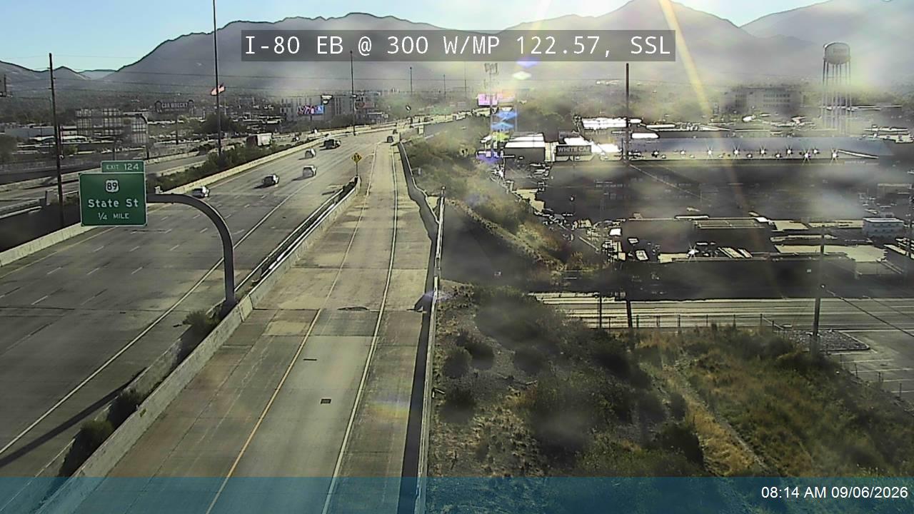 I-80 EB @ 300 W / MP 122.57, SSL live camera view