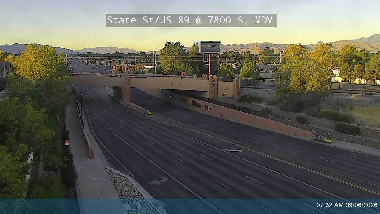 State St / US-89 @ 7800 S, MDV live camera view