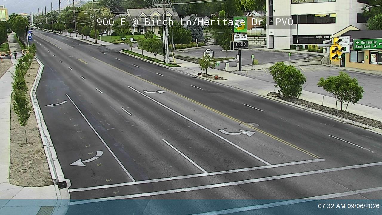 900 E @ Birch Ln / Heritage Dr / 1200 N, PVO live camera view