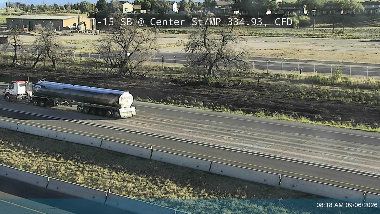 I-15 SB @ Center St / MP 334.93, CFD live camera view