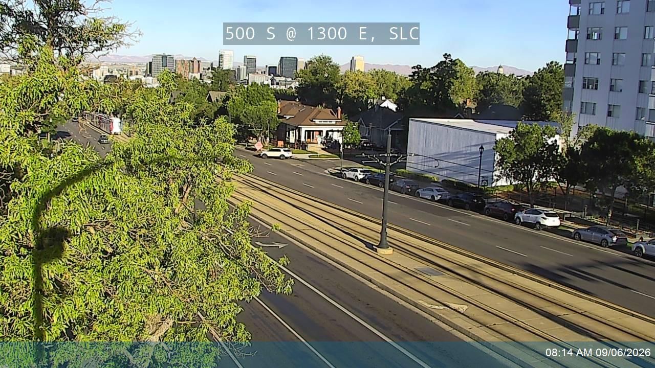 500 S / University Blvd / SR-186 @ 1300 E, SLC live camera view