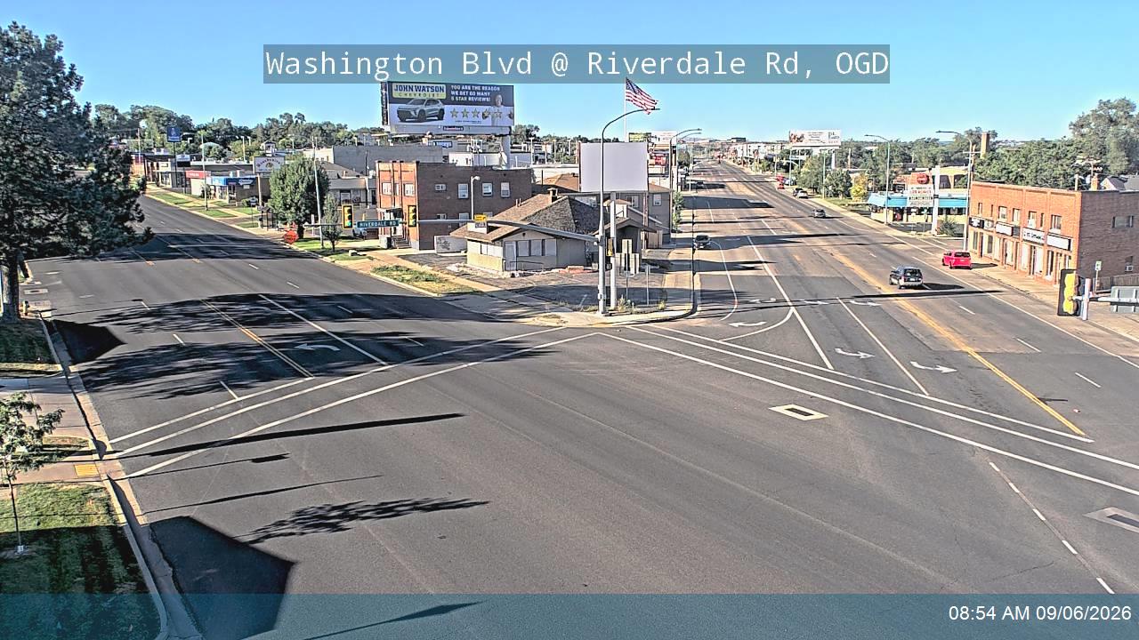 Washington Blvd / US-89 @ Riverdale Rd / SR-26, OGD live camera view