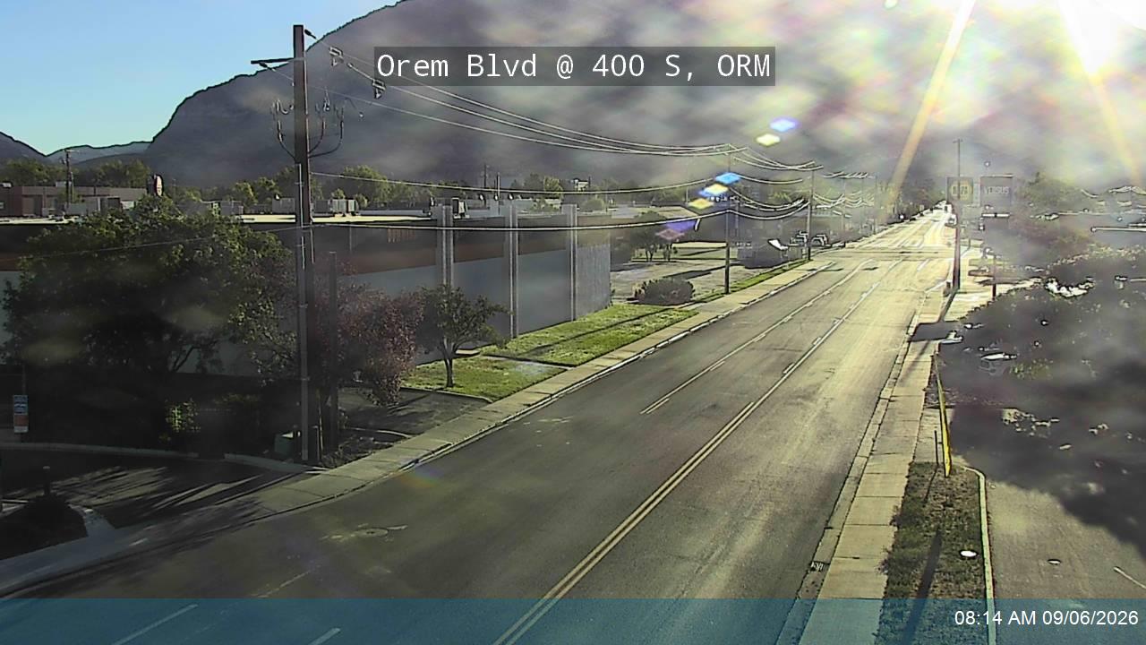 Orem Blvd @ 400 S, ORM live camera view