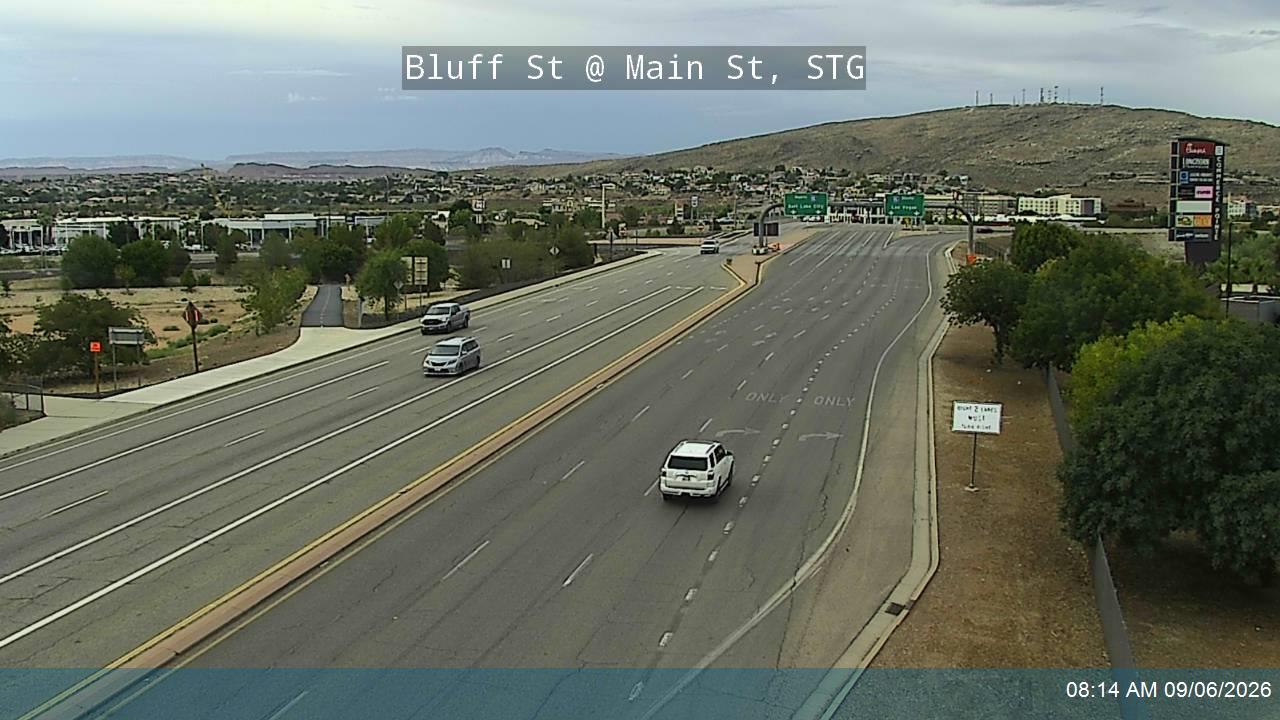 Bluff St / SR-18 @ Main St / Black Ridge Dr, STG live camera view