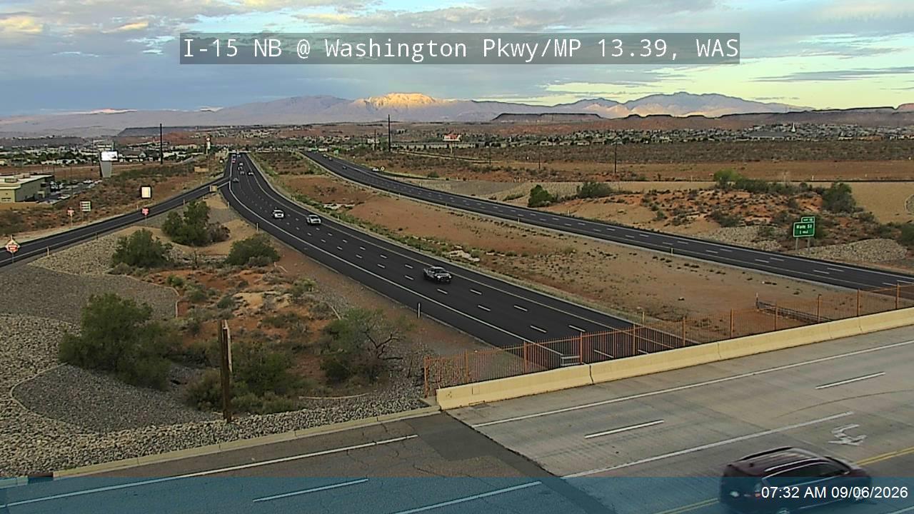 I-15 NB @ Washington Pkwy / MP 13.39, WAS live camera view