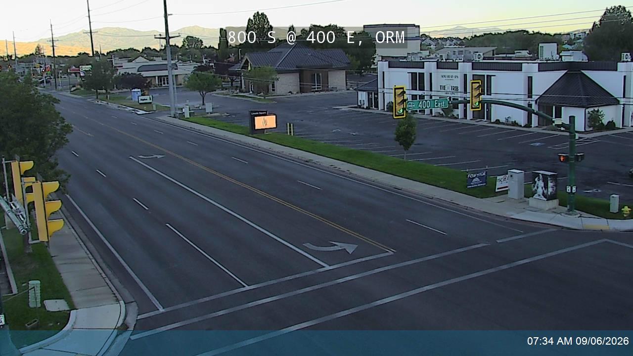 800 S @ 400 E, ORM live camera view
