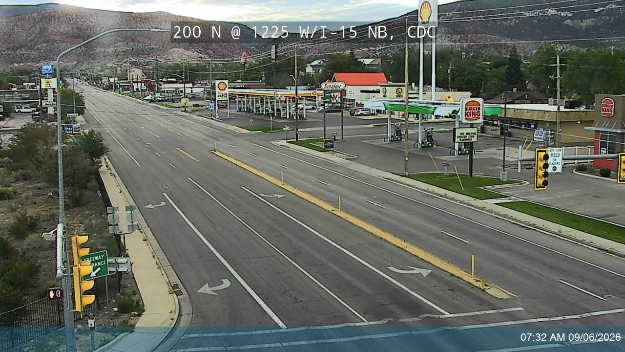 200 N / Freedom Blvd / SR-56 @ 1225 W / I-15 NB Ramps, CDC live camera view