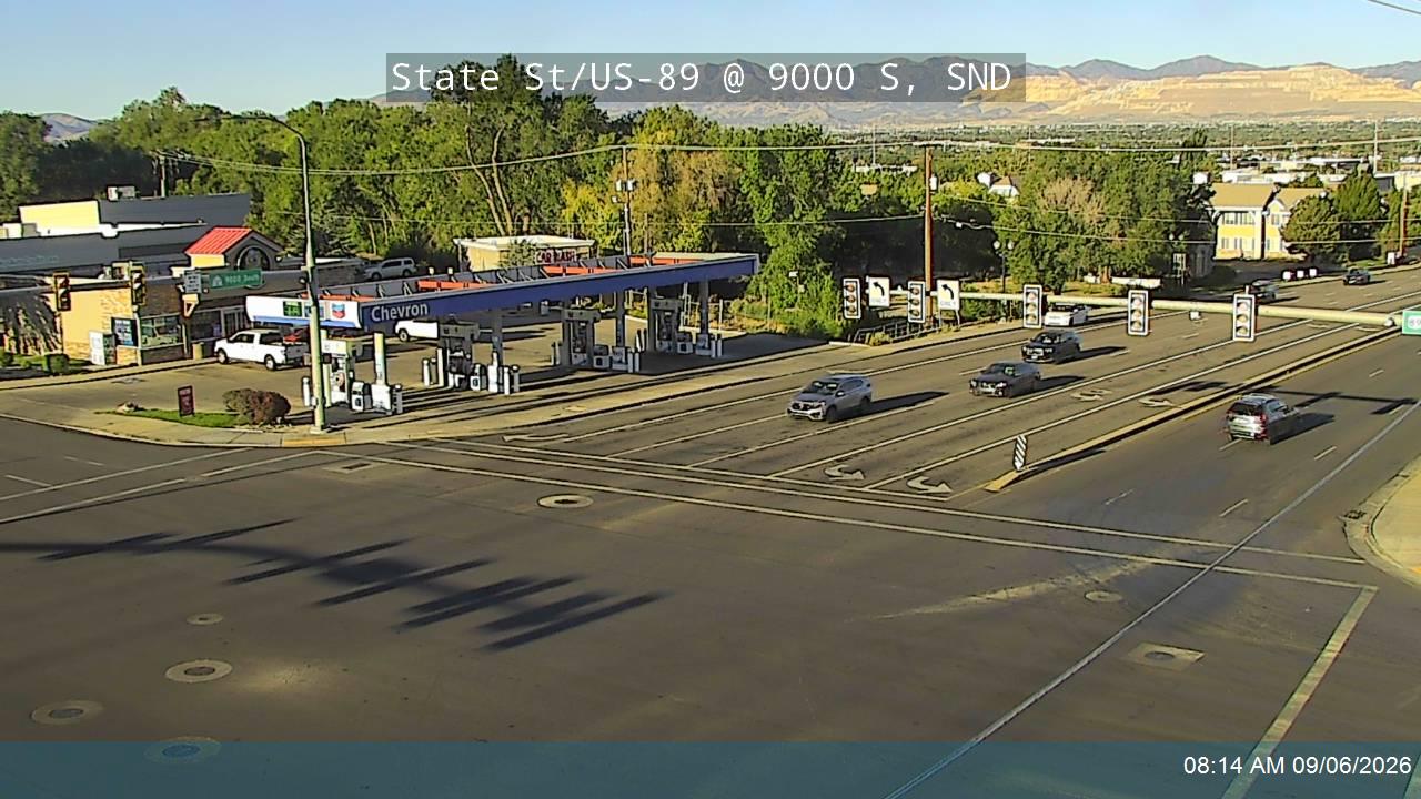 State St / US-89 @ 9000 S / SR-209, SND live camera view