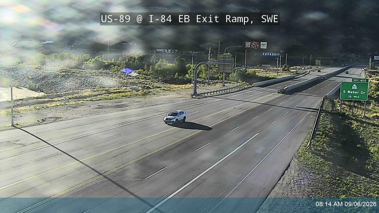 US-89 @ I-84 EB Exit Ramp, SWE live camera view
