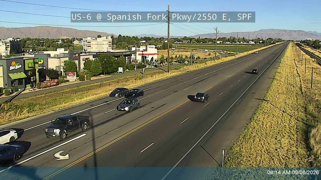 US-6 @ Spanish Fork Pkwy / 2550 E, SPF live camera view