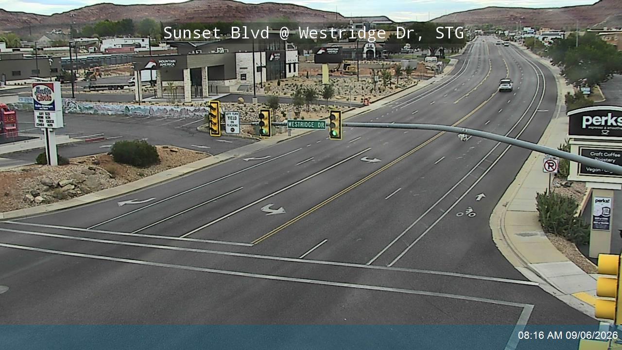 Sunset Blvd / SR-8 @ Westridge Dr, STG live camera view