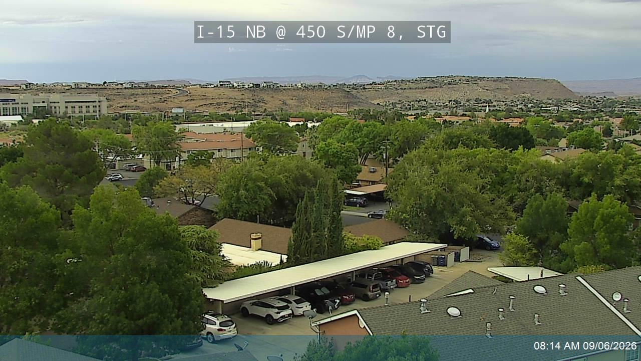 I-15 NB @ 450 S / MP 8, STG live camera view