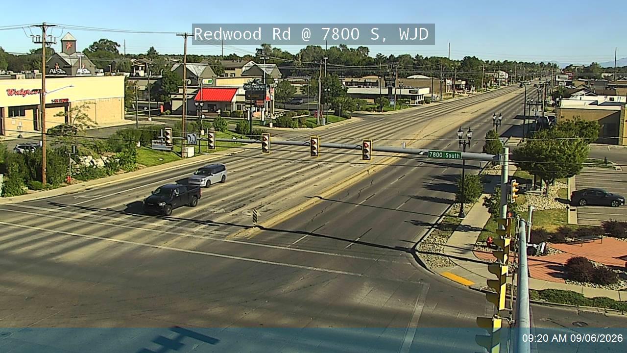 Redwood Rd / SR-68 @ 7800 S / SR-48, WJD live camera view