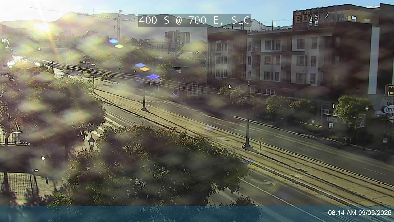 400 S / University Blvd / SR-186 @ 700 E / SR-71, SLC live camera view