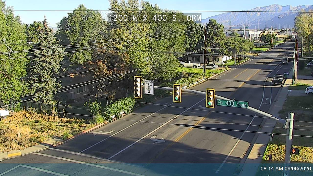1200 W @ 400 S, ORM live camera view