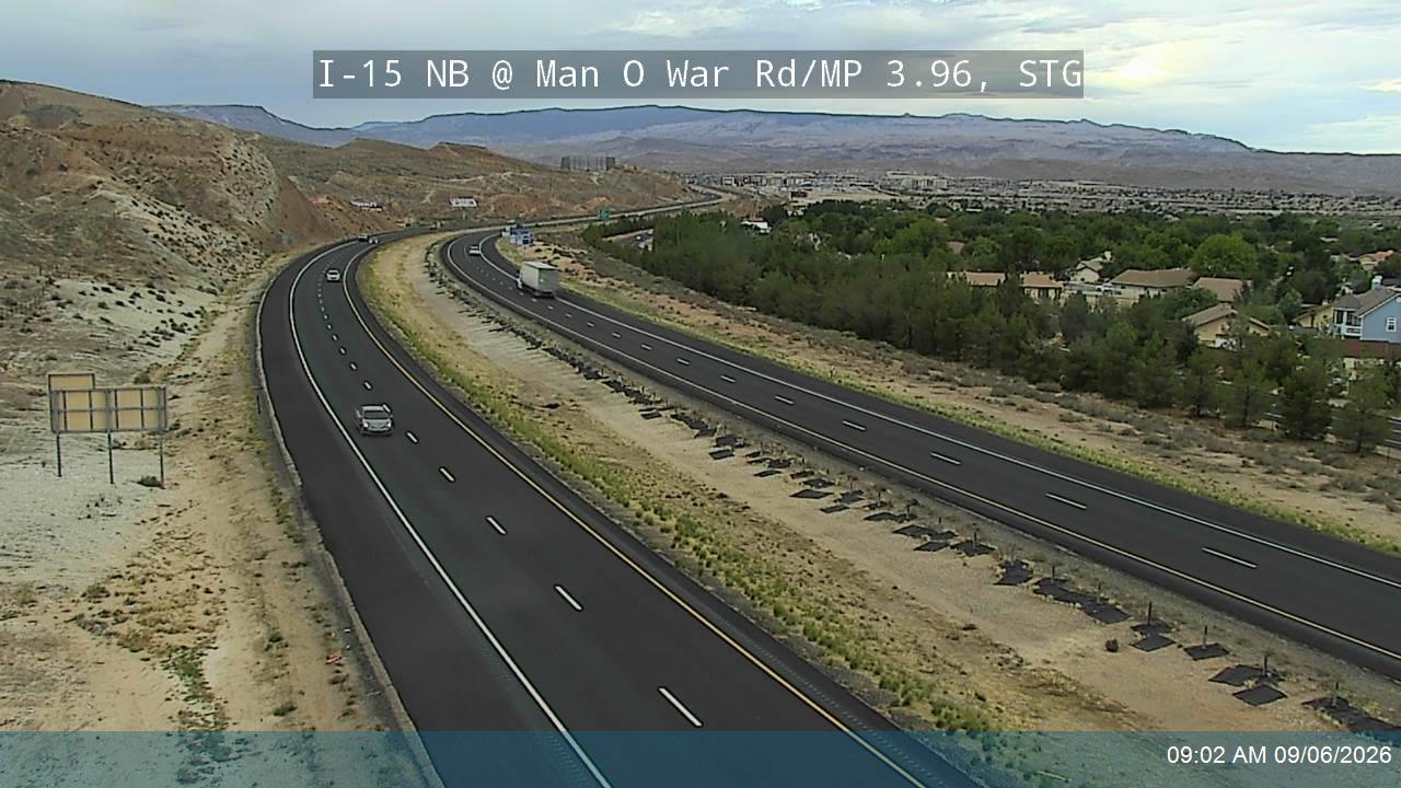 I-15 NB @ Man O War Rd / MP 3.96, STG live camera view
