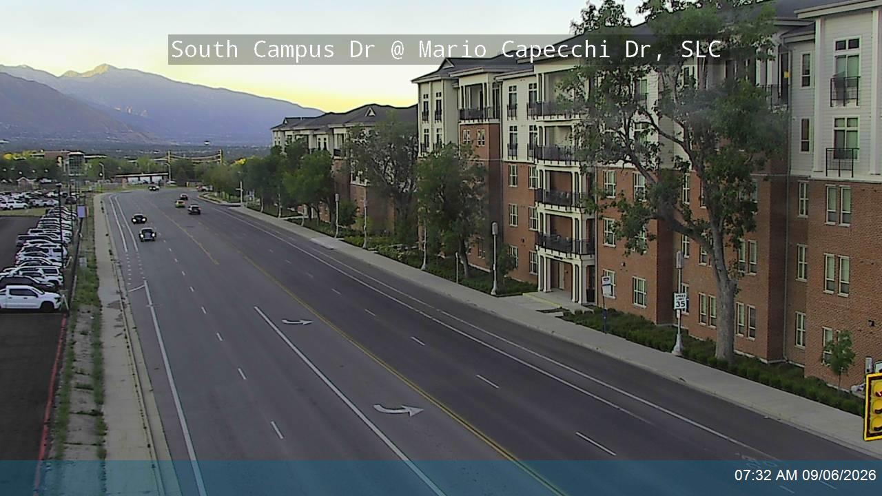 South Campus Dr / SR-282 @ Mario Capecchi Dr, SLC live camera view