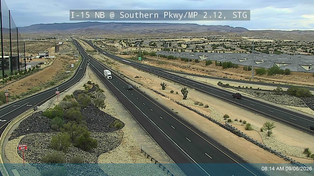 I-15 NB @ Southern Pkwy / SR-7 / MP 2.12, STG live camera view