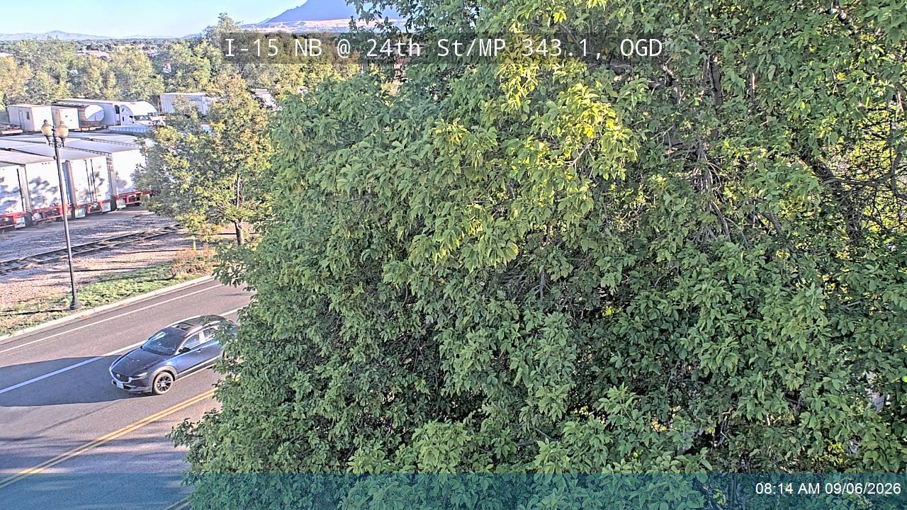 I-15 NB @ 24th St / SR-53 / MP 343.1, OGD live camera view