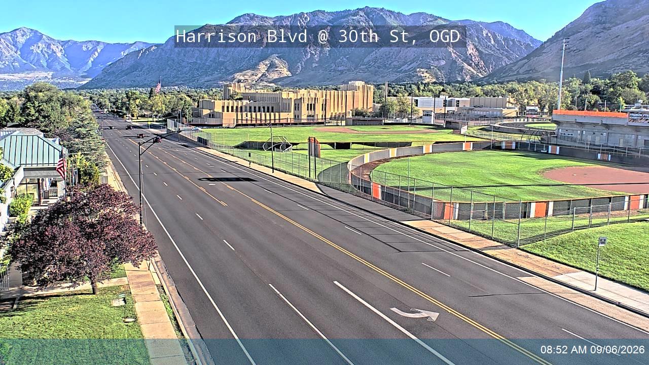 Harrison Blvd / 1200 E / SR-203 @ 30th St / SR-79, OGD live camera view