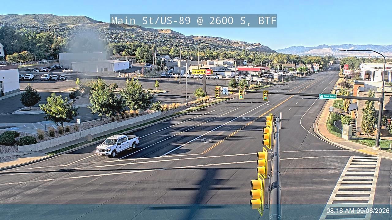 Main St / US-89 @ 2600 S / SR-93, BTF live camera view