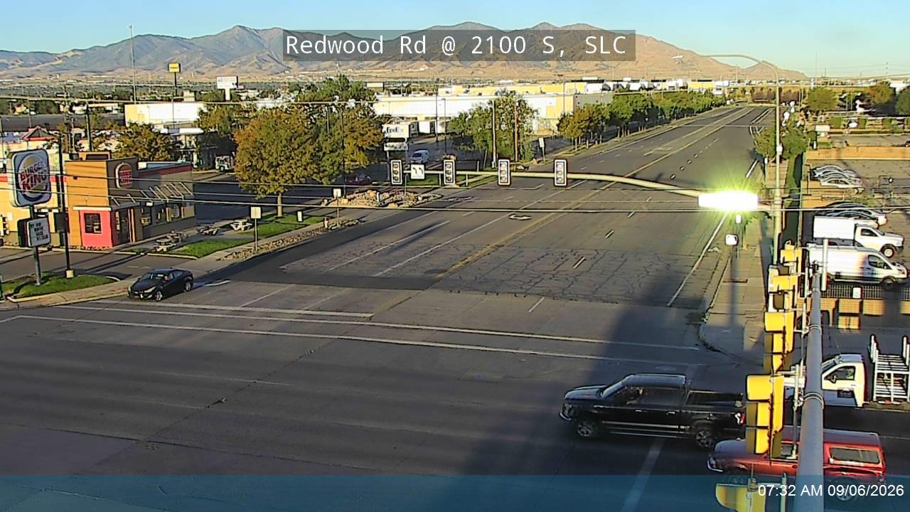 Redwood Rd / SR-68 @ 2100 S, SLC live camera view