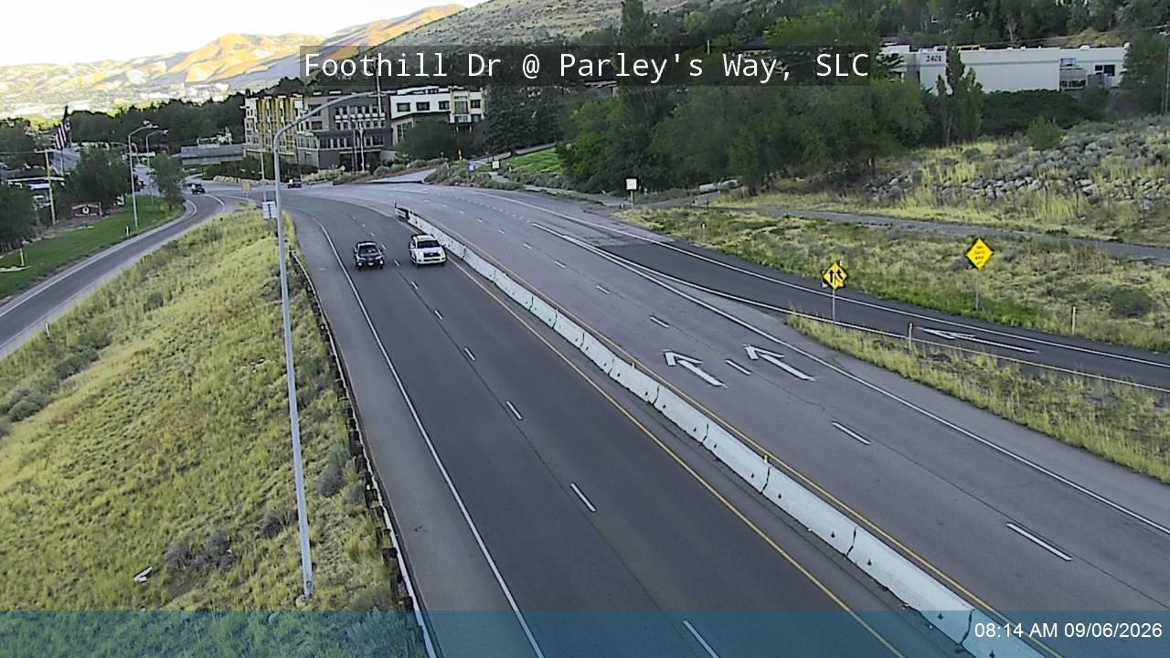Foothill Dr / SR-186 @ Parleys Way, SLC live camera view