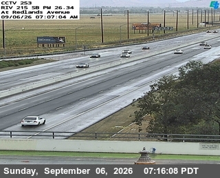 I-215 : (253) Redlands Avenue live camera view