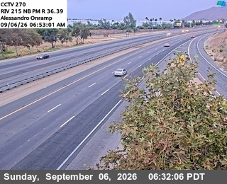 I-215 : (270) Alessandro Onramp live camera view