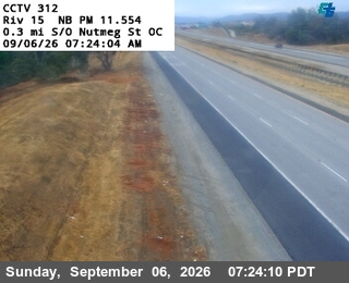 I-15 : (312) 0.3 mi S/O Nutmeg St OC live camera view