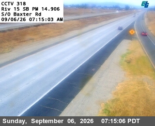 I-15 : (318) South of Baxter Road live camera view