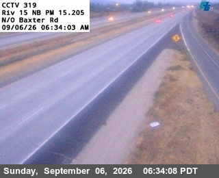 I-15 : (319) North of Baxter Road live camera view