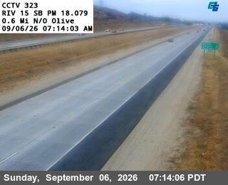 I-15 : (323) North of Olive live camera view