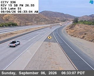 I-15 : (336) South of Lake Street live camera view