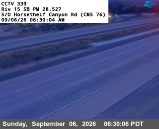 I-15 : (339) South of Horsethief Canyon Road live camera view