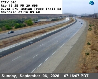I-15 : (340) 0.7 Miles South of Indian Truck Trail Road live camera view