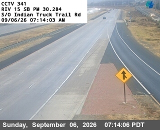 I-15 : (341) South of Indian Truck Trail Road live camera view