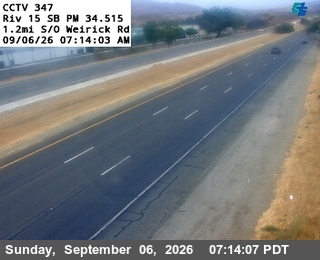 I-15 : (347) 1.2 Miles South of Werick Road live camera view
