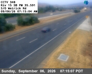 I-15 : (348) South of Werick Road live camera view