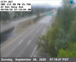 I-210 : (367) Del Rosa Ave Off Ramp live camera view