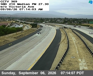 I-210 : (369) West of Victoria Avenue live camera view