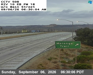 I-10 : (508) West Of Main Street live camera view