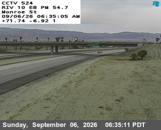 I-10 : (524) Monroe Street live camera view