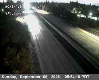 Hwy 50 at Howe Ave live camera view