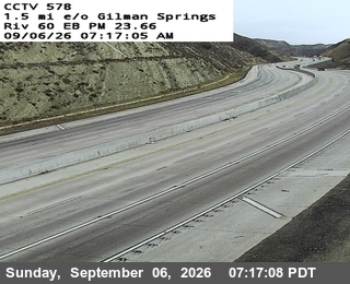 SR-60 : (578) 1.5 mi e/o Gilman Springs live camera view