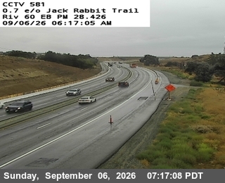 SR-60 : (581) 0.7 mi e/o Jack Rabbit Trail live camera view