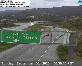 SR-71 : (418) 0.5 Mi N/O SR-91 live camera view