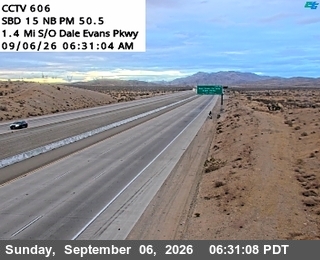 I-15 : (606) Dale Evans Parkway live camera view